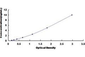 Typical standard curve (ATP1B3 Kit ELISA)