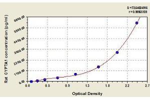 Typical standard curve