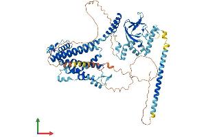 AlphaFold protein structure predicition of Human Recombinant CNGA3 Protein, UniprotID Q16281