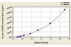 Typical standard curve (NG2 Kit ELISA)