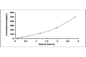 Typical standard curve (FGF4 Kit ELISA)