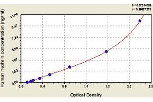 Typical Standard Curve (Nephrin Kit ELISA)