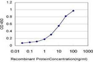 Detection limit for recombinant GST tagged MKRN2 is approximately 0.