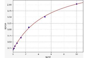 Typical standard curve (PREX1 Kit ELISA)