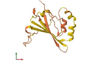 AlphaFold protein structure predicition of Human Recombinant TPTE2P1 Protein, UniprotID Q5T6R2
