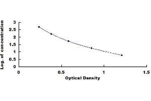 Typical standard curve