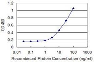 Detection limit for recombinant GST tagged RPS6KA1 is 1 ng/ml as a capture antibody.