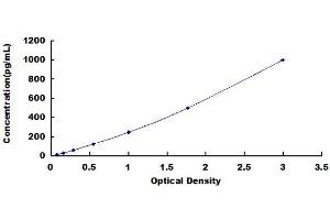Typical Standard Curve (Cathepsin K Kit ELISA)
