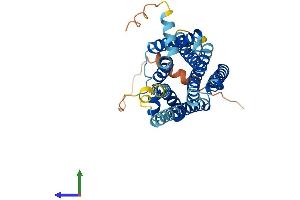 AlphaFold protein structure predicition of Mouse Recombinant Mc4r Protein, UniprotID P56450