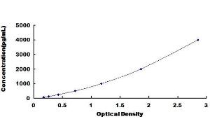 Typical Standard Curve (Olfactomedin 4 Kit ELISA)