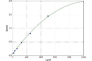 A typical standard curve