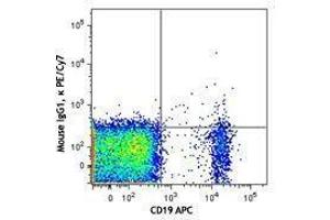 Flow Cytometry (FACS) image for Mouse anti-Human Ig (Light Chain) antibody (PE-Cy7) (ABIN2667026) (Souris anti-Humain Ig (Light Chain) Anticorps (PE-Cy7))