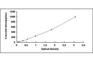 Typical standard curve (Activin AB Kit ELISA)