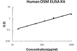 Human OSM/Oncostatin M PicoKine ELISA Kit standard curve (Oncostatin M Kit ELISA)