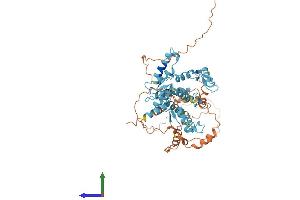 AlphaFold protein structure predicition of Human Recombinant ZKSCAN3 Protein, UniprotID Q9BRR0