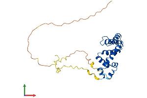 AlphaFold protein structure predicition of Mouse Recombinant Rgs18 Protein, UniprotID Q99PG4