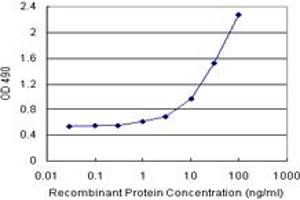 Sandwich ELISA detection sensitivity ranging from 1 ng/mL to 100 ng/mL. (CBL (Humain) Matched Antibody Pair)