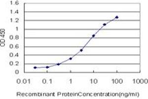 Detection limit for recombinant GST tagged PPIL1 is approximately 0.