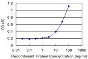Detection limit for recombinant GST tagged HSPA4 is 1 ng/ml as a capture antibody.