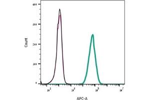 Direct flow cytometry of ATX-II in live intact human AC16 cells.