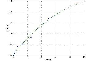 A typical standard curve (CENPB Kit ELISA)