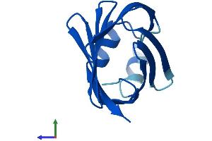 AlphaFold protein structure predicition of Human Recombinant FABP1 Protein, UniprotID P07148