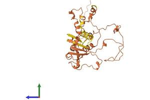 AlphaFold protein structure predicition of Human Recombinant PMS2P11 Protein, UniprotID Q13670