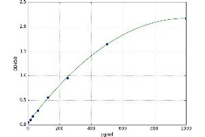 A typical standard curve